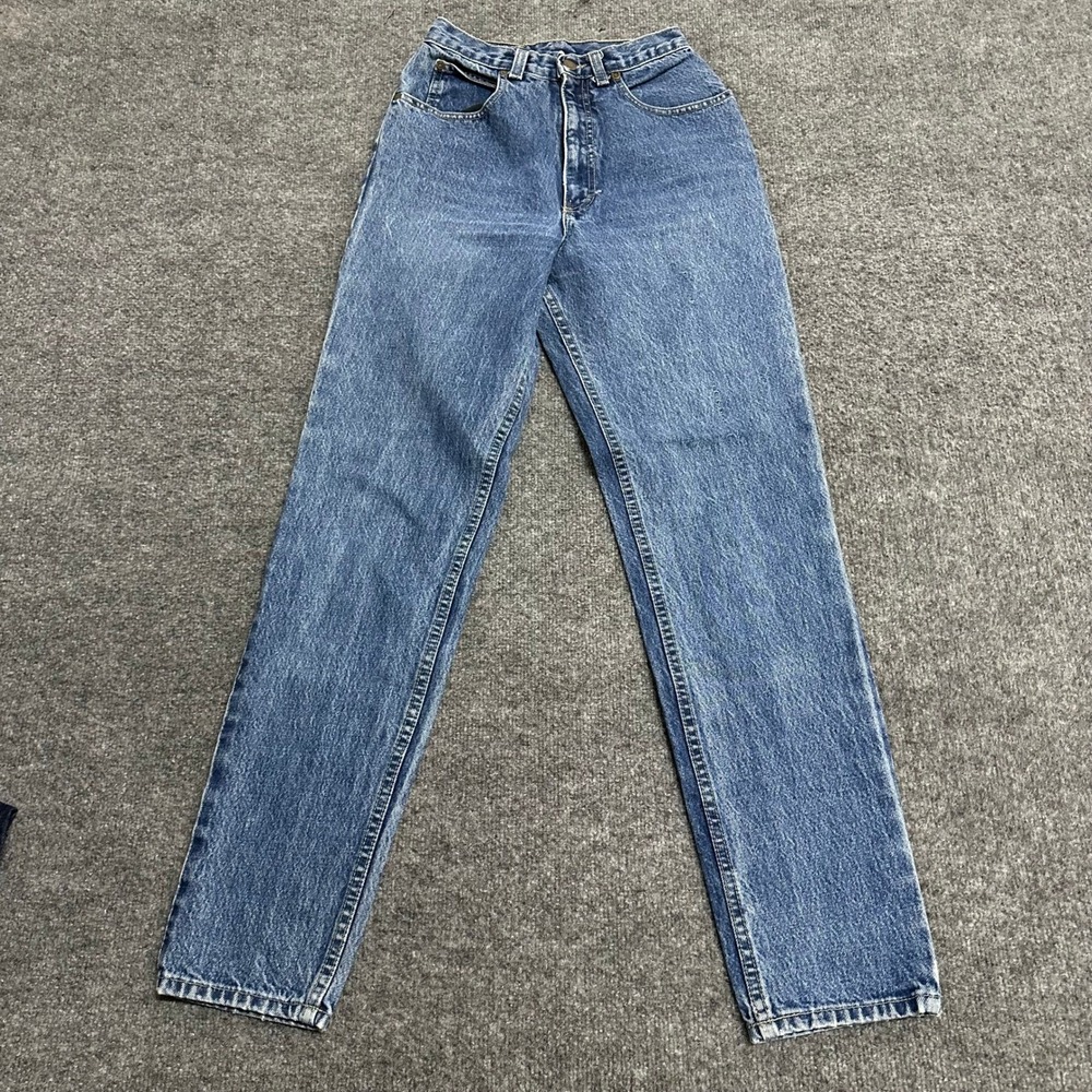 Zena Jeans Womens Size 5 Blue High Waisted Tapered Leg Denim Vintage Made in USA